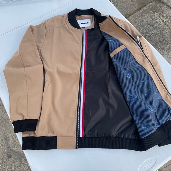 Spring New Men Zipper Bomber Jacket Men Casual Streetwear Hip Hop Slim Fit - Picture 6 of 14